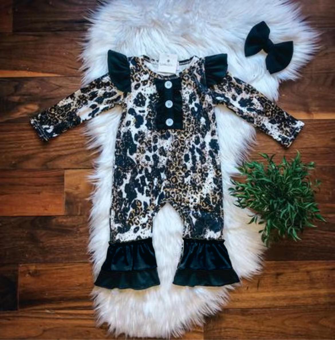 Glitzy Animal Romper