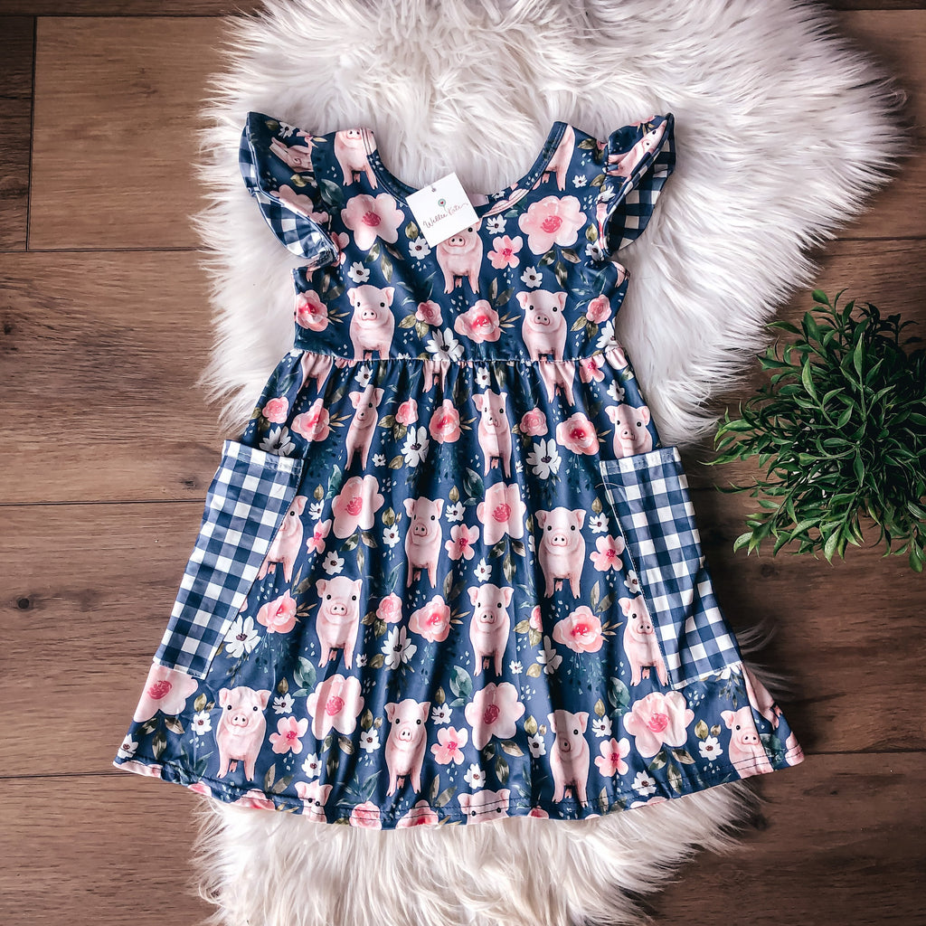 Spring Piggies Dress