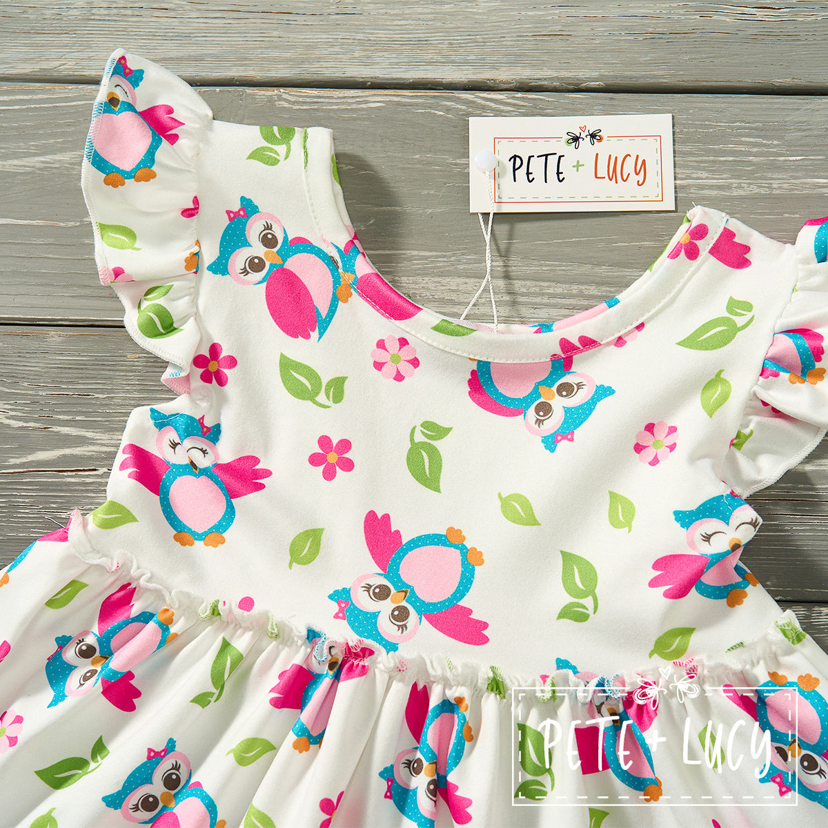 Happy Owl Short Set
