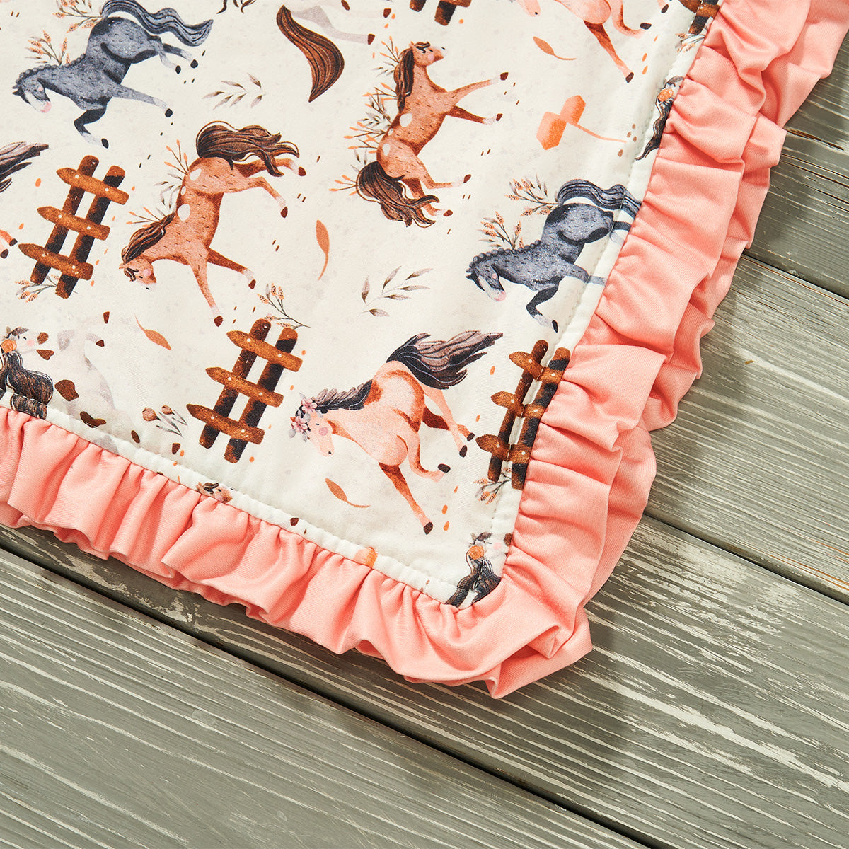 Horse Heaven Minky Blanket