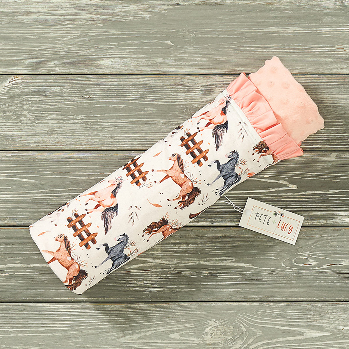 Horse Heaven Minky Blanket