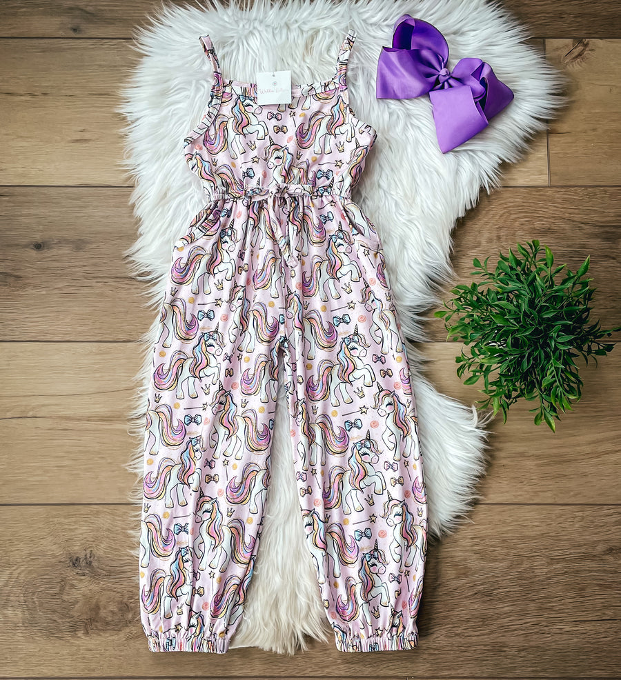 Watercolor Unicorn Jumpsuit