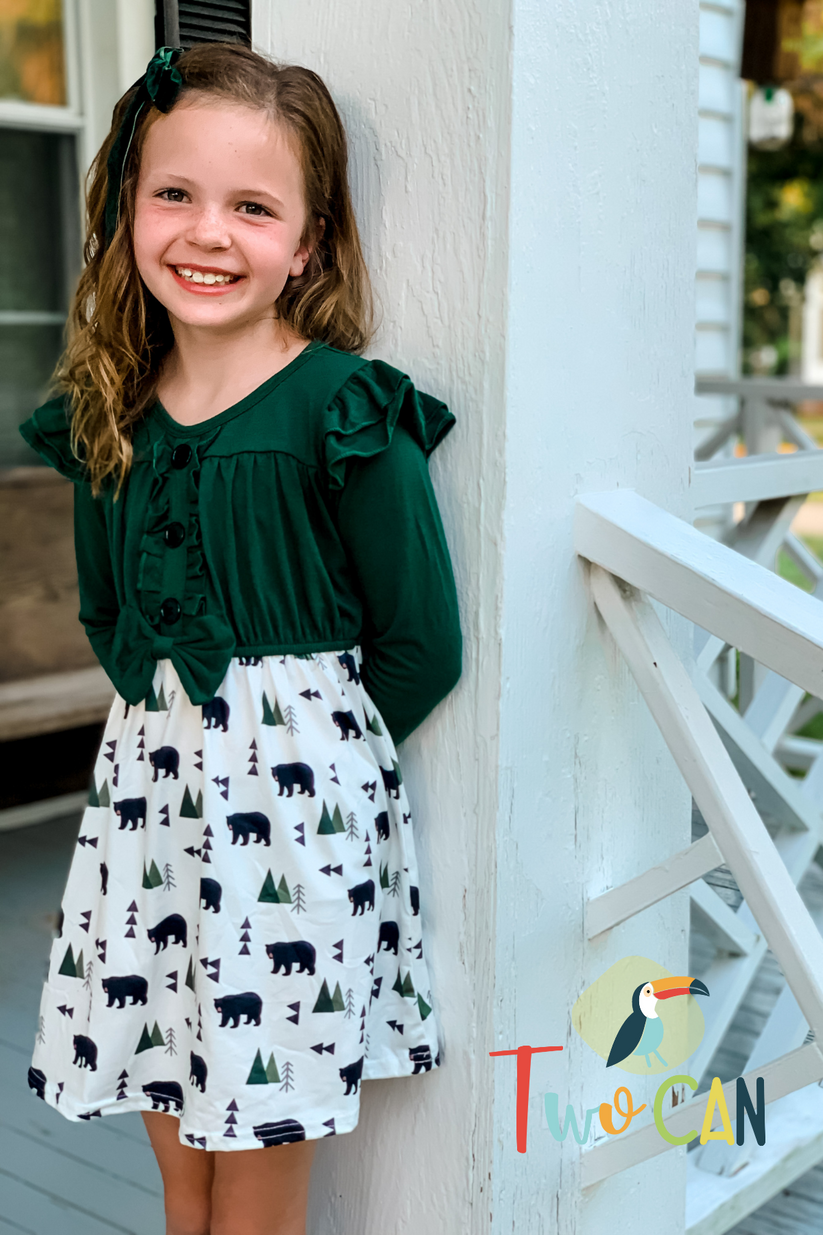 Green Bears Dress