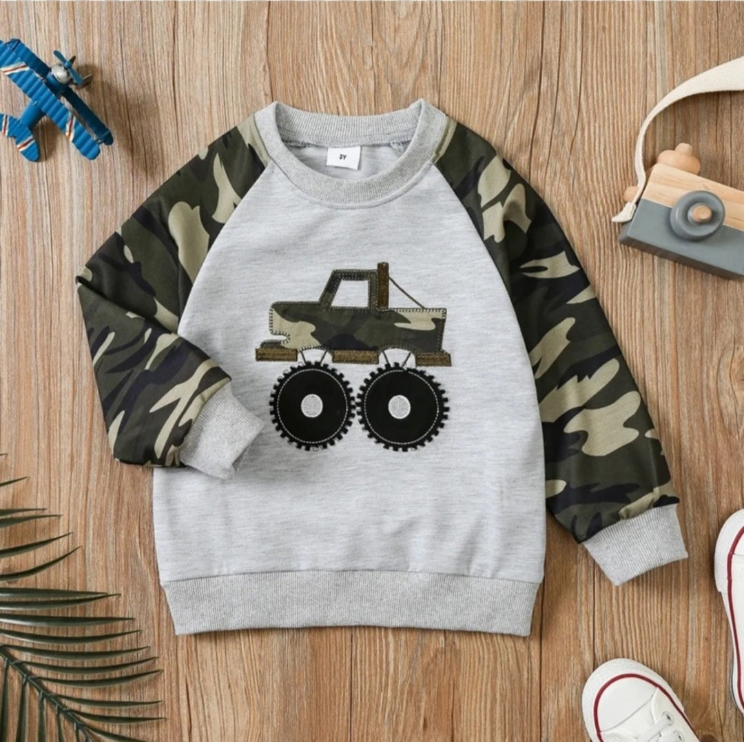 Camo Truck Pullover