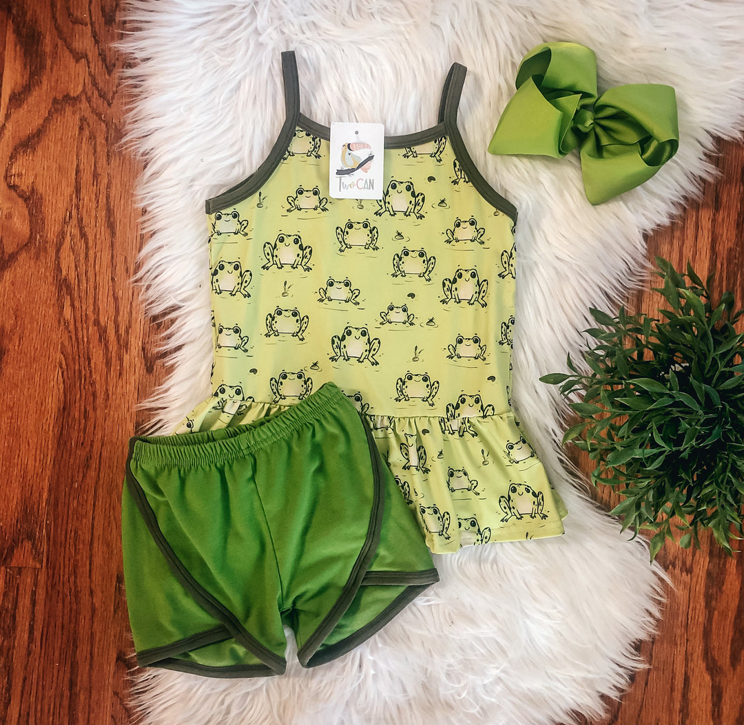 Ribbit Shorts Set