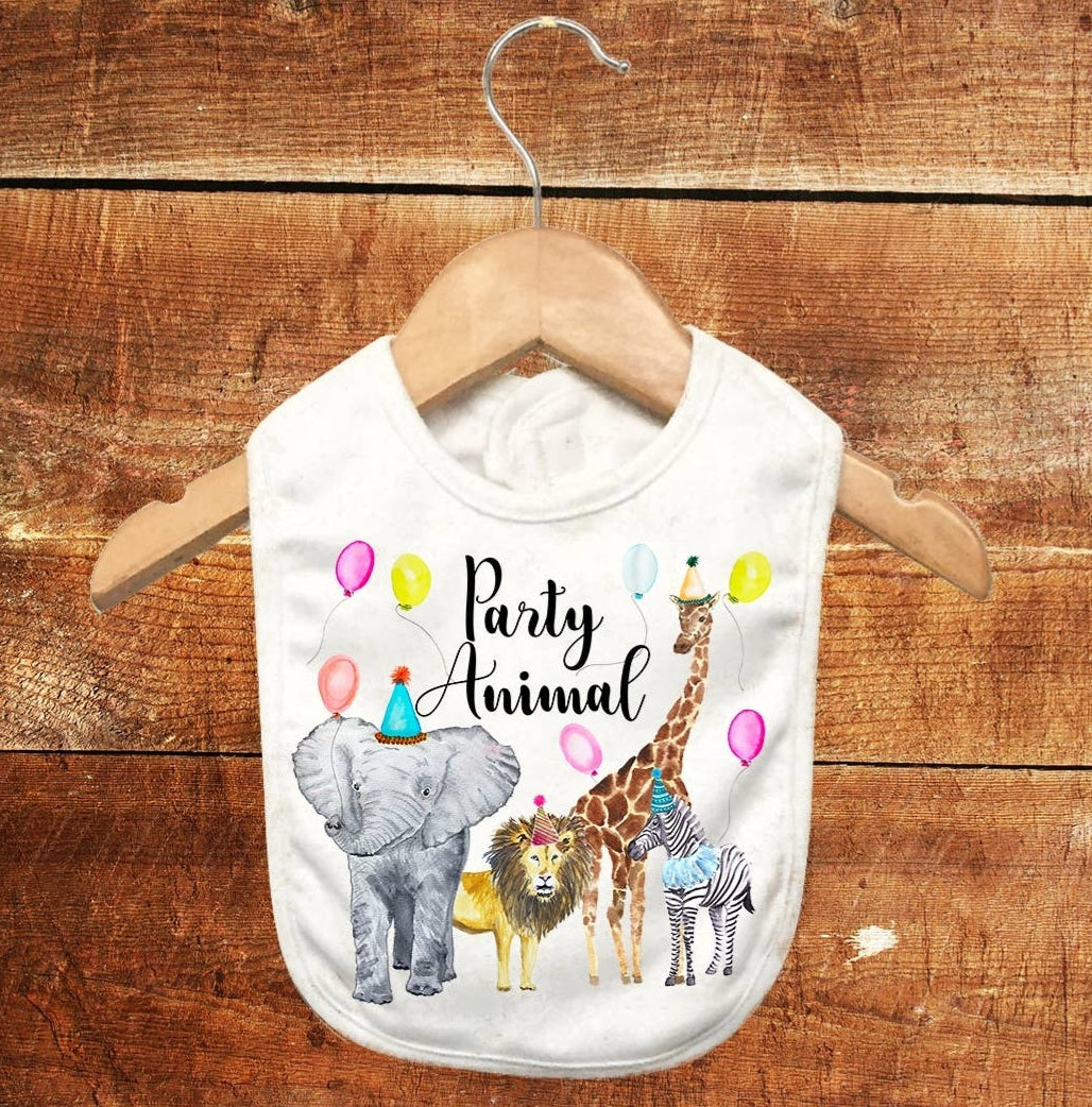 "Party Animal" Bib
