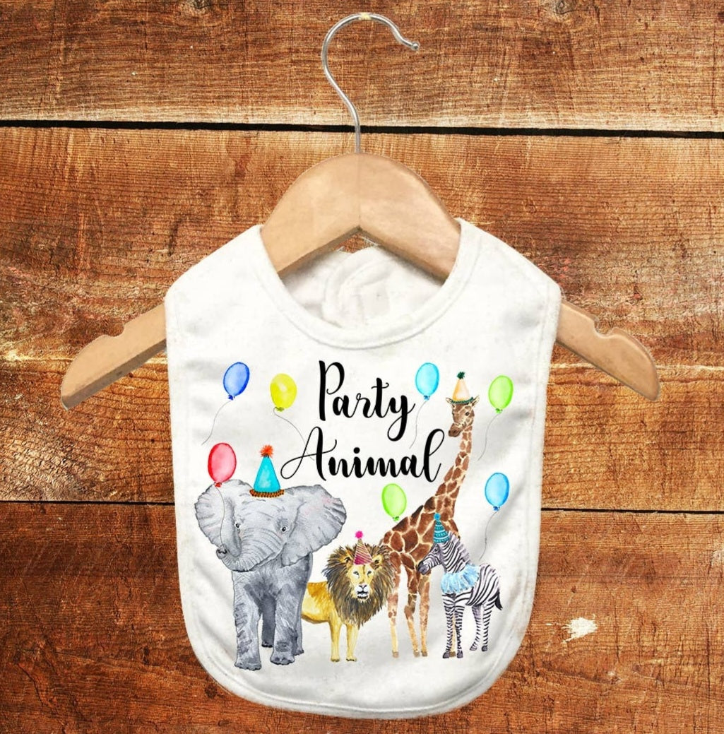 "Party Animal" Bib