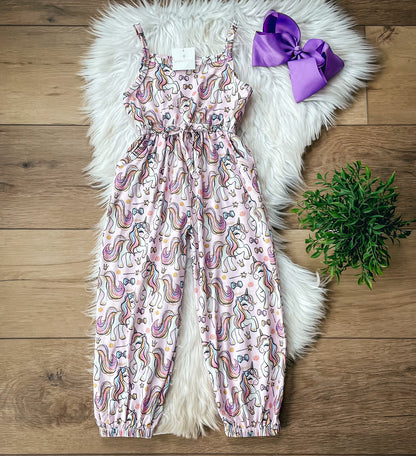 Watercolor Unicorn Jumpsuit