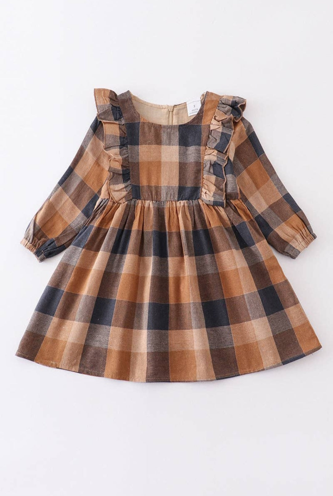 Plaid Ruffle Dress